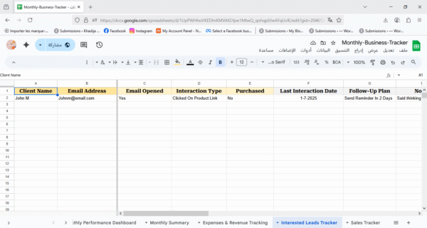 Monthly-Business-Tracker - Image 2