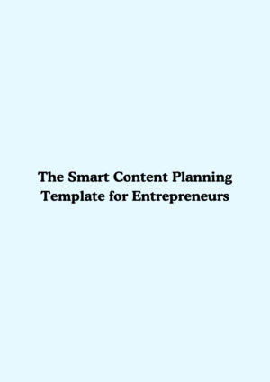 Content Planner