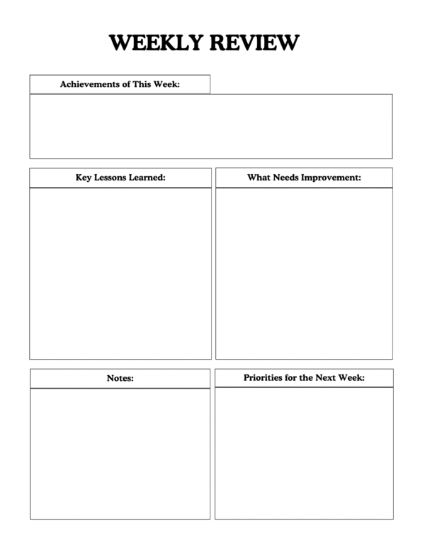 The Complete Annual Planner – Yearly, Monthly & Weekly Template - Image 11